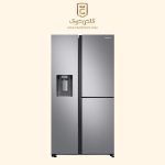 یخچال فریزر ساید بای ساید سامسونگ مدل RS80T5190SL/SG