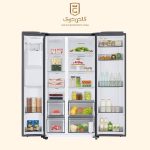 یخچال فریزر ساید بای ساید سامسونگ مدل RS80DG5402SLRE