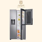 یخچال فریزر ساید بای ساید سامسونگ مدل RS80T5190SL/SG