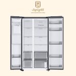 یخچال فریزر ساید بای ساید سامسونگ مدل RS80DG5402SLRE