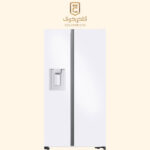 یخچال فریزر ساید بای ساید سامسونگ مدل RS80DG5402WWRE