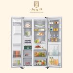 یخچال فریزر ساید بای ساید سامسونگ مدل RS80F64G1VRE